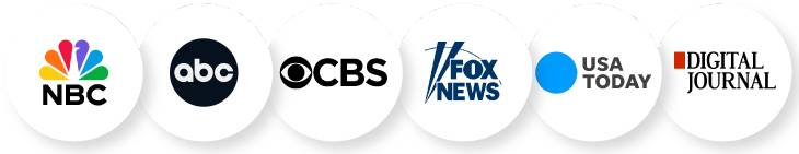 As seen on NBC, ABC, CBS, Fox News, USA Today and Digital Journal